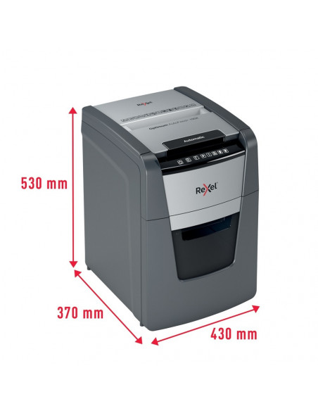 Distrugator documente automat REXEL OPTIMUM 100X, P4, cross-cut