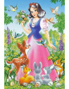 Alba Ca Zapada Si Cei 7 Pitici, Puzzle Castorland 4 In 1 - 8