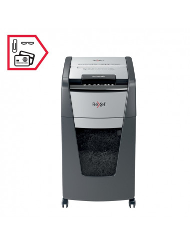 Distrugator documente automat REXEL OPTIMUM 225M, P5, micro-cut