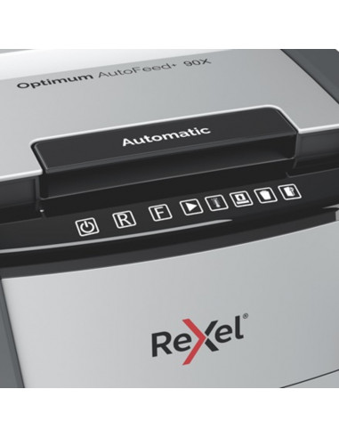 Distrugator documente automat REXEL OPTIMUM 90X, P4, cross-cut