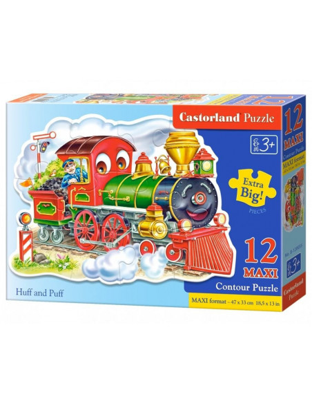 Huff And Puff, Puzzle Castorland Maxi, 12 Piese,Uniq120055
