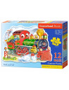 Huff And Puff, Puzzle Castorland Maxi, 12 Piese,Uniq120055