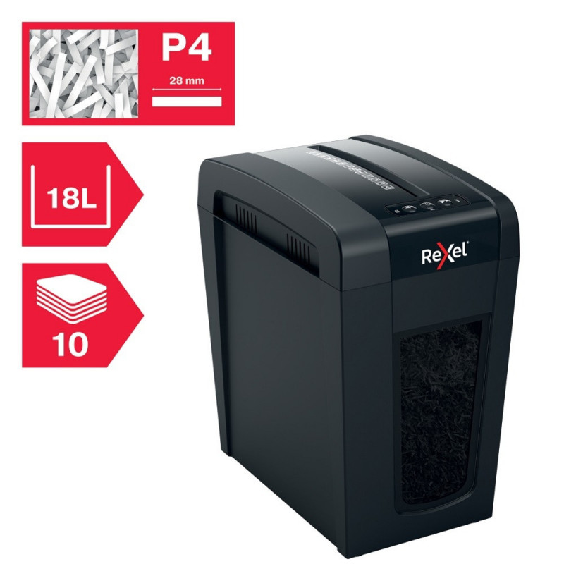 Distrugator documente manual REXEL SECURE X10 Slim, P4