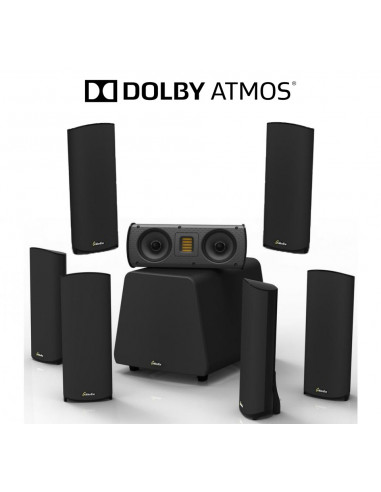 Pachet boxe Dolby ATMOS 5.1.2 GoldenEar SuperSat 3/3C cu