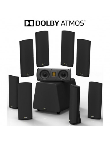 Pachet boxe Dolby ATMOS 5.1.4 GoldenEar SuperSat 3/3C cu