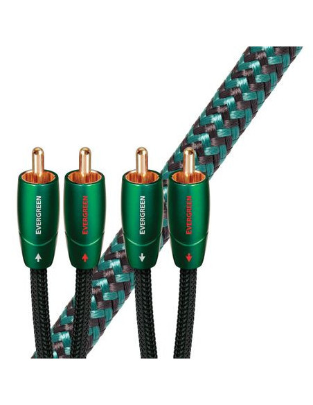 Cablu audio 2RCA - 2RCA AudioQuest Evergreen 0.6m,EVERG0.6R