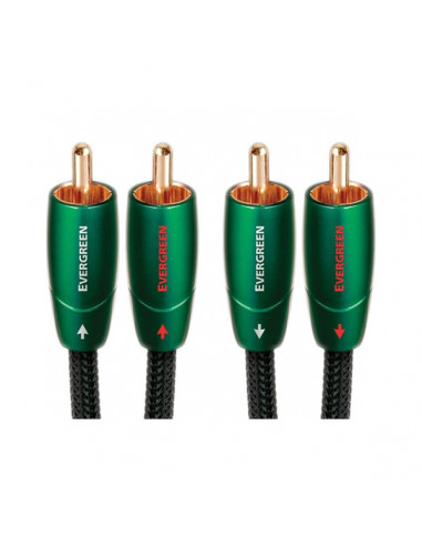 Cablu audio 2RCA - 2RCA AudioQuest Evergreen 0.6m,EVERG0.6R