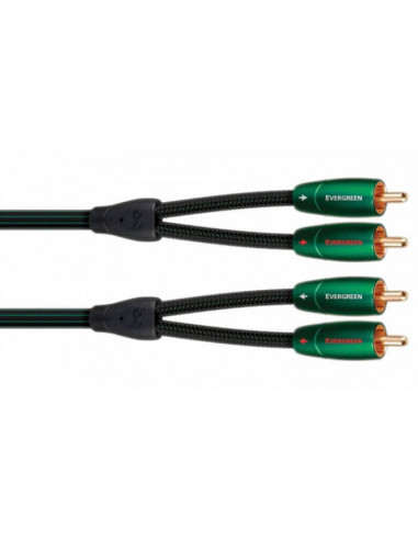 Cablu audio 2RCA - 2RCA AudioQuest Evergreen 0.6m,EVERG0.6R
