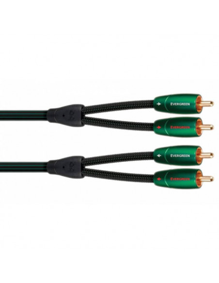 Cablu audio 2RCA - 2RCA AudioQuest Evergreen 0.6m,EVERG0.6R