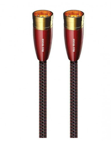 Cablu audio 2XLR - 2XLR AudioQuest Red River, 0.75m,RRIVER0.75X