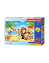 Pirate Treasure, Puzzle Castorland maxi, 40 piese,Uniq40148