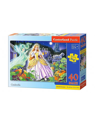 Cenusareasa, Puzzle Castorland Maxi Model 1, 40 piese,Uniq40155