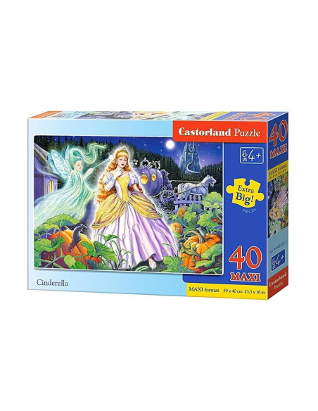 Cenusareasa, Puzzle Castorland Maxi Model 1, 40 piese,Uniq40155