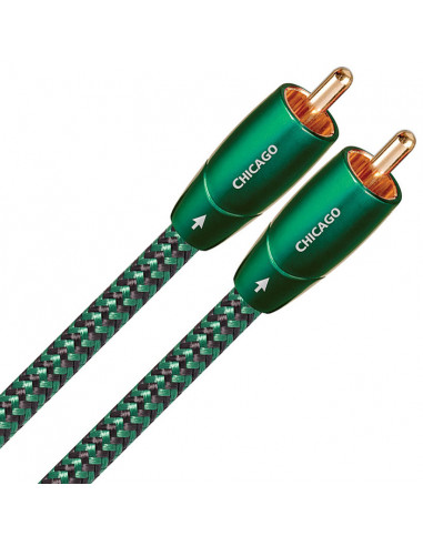 Cablu audio 2RCA - 2RCA AudioQuest Chicago, 0.5m,CHICAGO0.5
