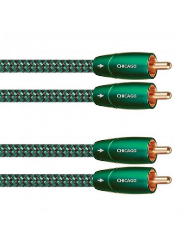 Cablu audio 2RCA - 2RCA AudioQuest Chicago, 0.5m,CHICAGO0.5