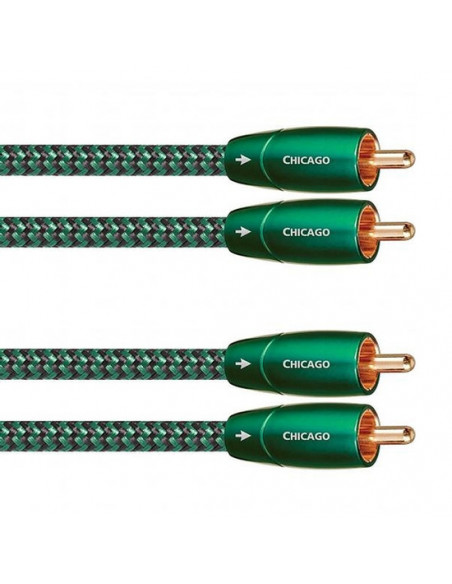 Cablu audio 2RCA - 2RCA AudioQuest Chicago, 0.5m,CHICAGO0.5