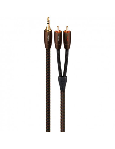 Cablu audio 3.5mm - 2RCA AudioQuest Big Sur 1m,BIGSUR01MR