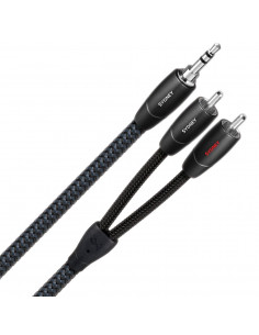 Cablu audio Jack 3.5mm - 2 RCA AudioQuest Sydney 1m,SYD01MR