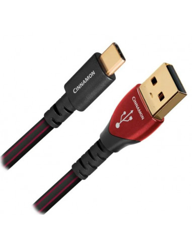 Cablu USB-A la USB-Micro AudioQuest Cinnamon 0.75m,USBCIN0.75MI
