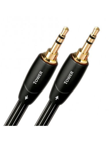 Cablu audio jack 3.5mm - jack 3.5mm AudioQuest Tower 3m,TOWER03M