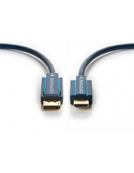 Cablu profesional DisplayPort la HDMI, 15m, Clicktronic
