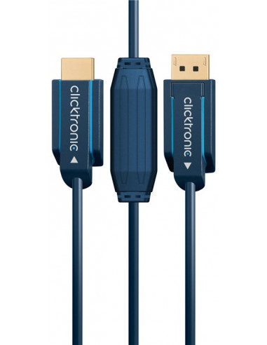 Cablu profesional DisplayPort la HDMI, 15m, Clicktronic