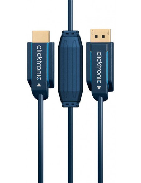 Cablu profesional DisplayPort la HDMI, 15m, Clicktronic