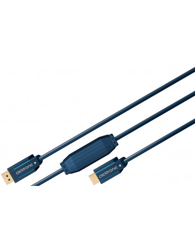 Cablu profesional DisplayPort la HDMI, 15m, Clicktronic