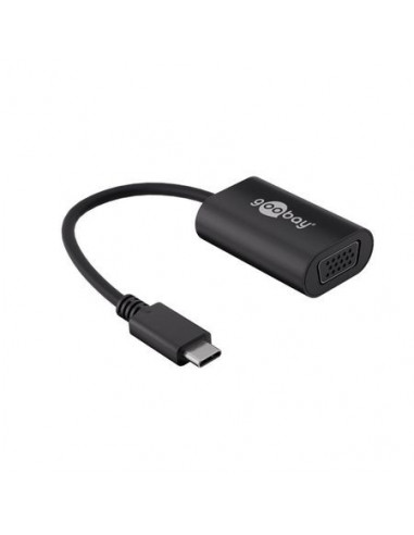Cablu adaptor, convertor USB C la VGA, tata-mama, 0.2m, FULL