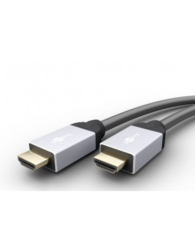 Cablu HDMI 2.0, mufe metalice, 5m, 4K@60Hz, Goobay,75919
