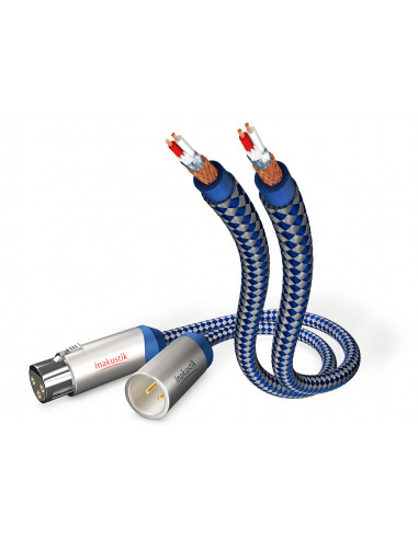 Cablu audio XLR Stereo 0.75m Inakustik Premium, cod