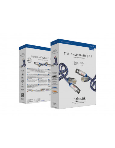 Cablu audio XLR Stereo 0.75m Inakustik Premium, cod