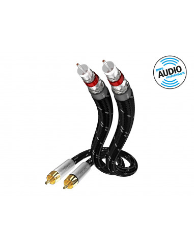 Cablu audio RCA Stereo 1.5m Inakustik Excellence, Silver