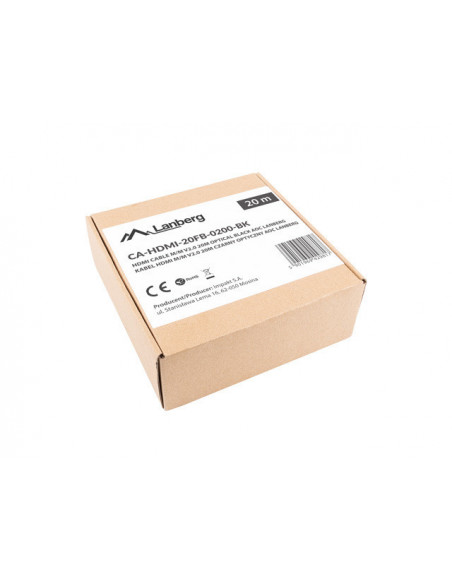 Cablu HDMI 20m prin fibra optica, 4K