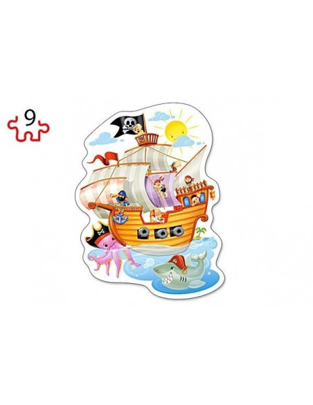 Comoara piratilor, Puzzle Castorland 2 in 1 - 9, 15