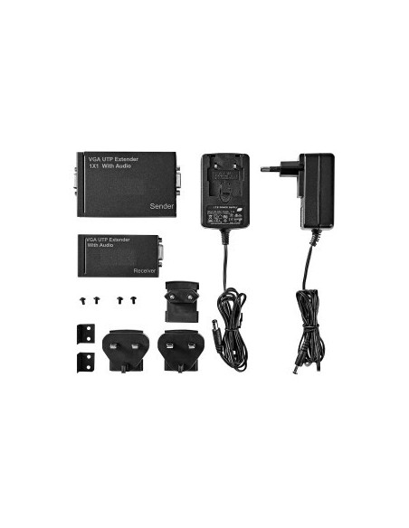 Extender semnal VGA+audio prin cat5/6, max. 300m, Comtec,816660