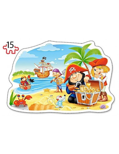Comoara piratilor, Puzzle Castorland 2 in 1 - 9, 15