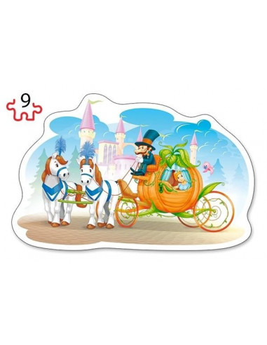 Cenusareasa, Puzzle Castorland 2 in 1 - 9, 15 piese,Uniq20027