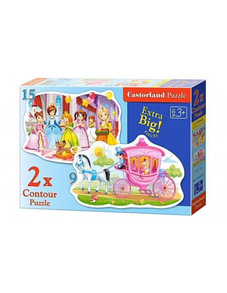 Balul Printeselor, Puzzle Castorland 2 in 1 - 9, 15