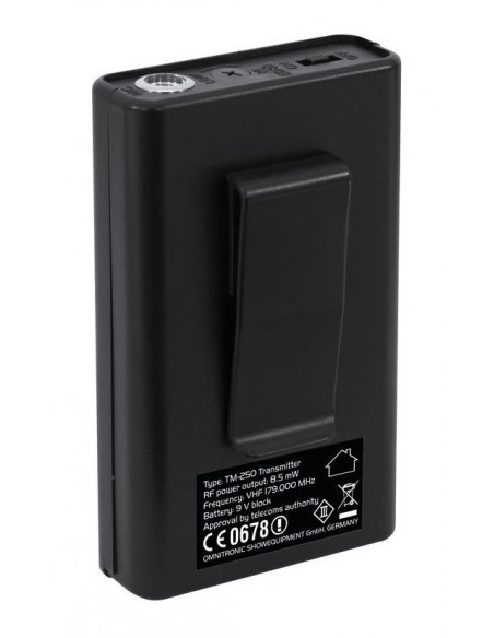 Microfon Transmitter Lavaliera Omnitronic TM-250,TM-250
