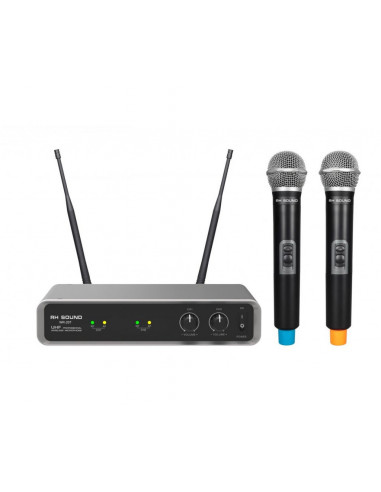 Set Microfon dublu Wireless de mana RH SOUND WR-207