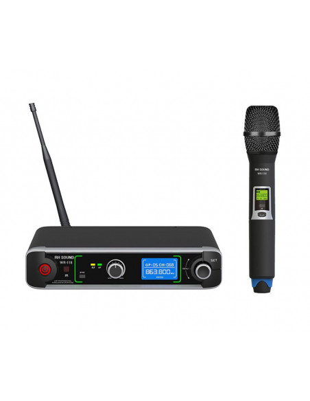 Microfon wireless de mana RH SOUND WR-118, sincronizare