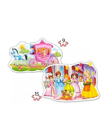 Balul Printeselor, Puzzle Castorland 2 in 1 - 9, 15
