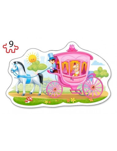 Balul Printeselor, Puzzle Castorland 2 in 1 - 9, 15