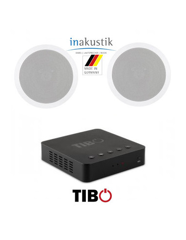 Pachet sonorizare stereo multiroom prin streaming WI-FI cu TIBO