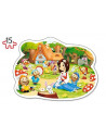 Alba ca Zapada si Cei 7 Pitici, Puzzle Castorland 2 in 1 - 9