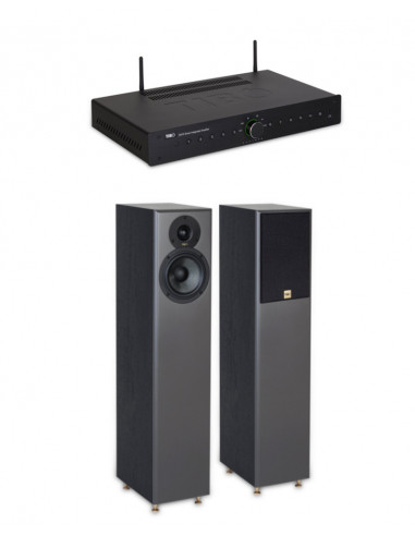 Sistem Stereo 2x75W cu streamer Wi-Fi TIBO SIA75 si boxe de