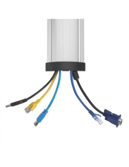 Plinta mascare cabluri podea Aluminiu Blackmount CC13-S110