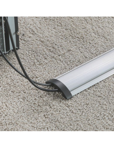 Plinta mascare cabluri podea Aluminiu Blackmount CC13-S110