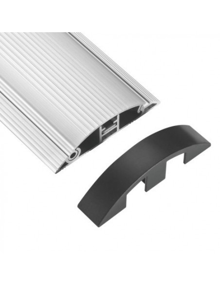 Plinta mascare cabluri podea Aluminiu Blackmount CC13-S110
